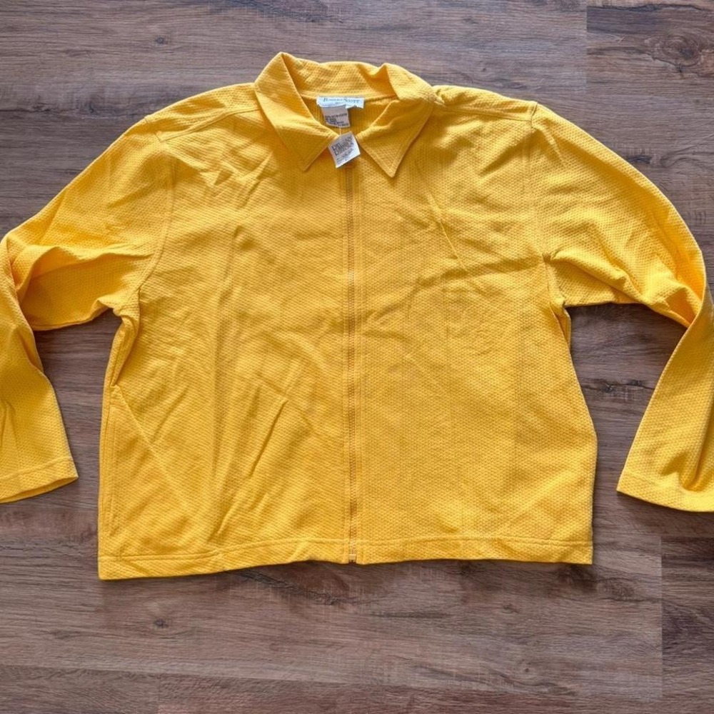Vintage Yellow Zip Jacket